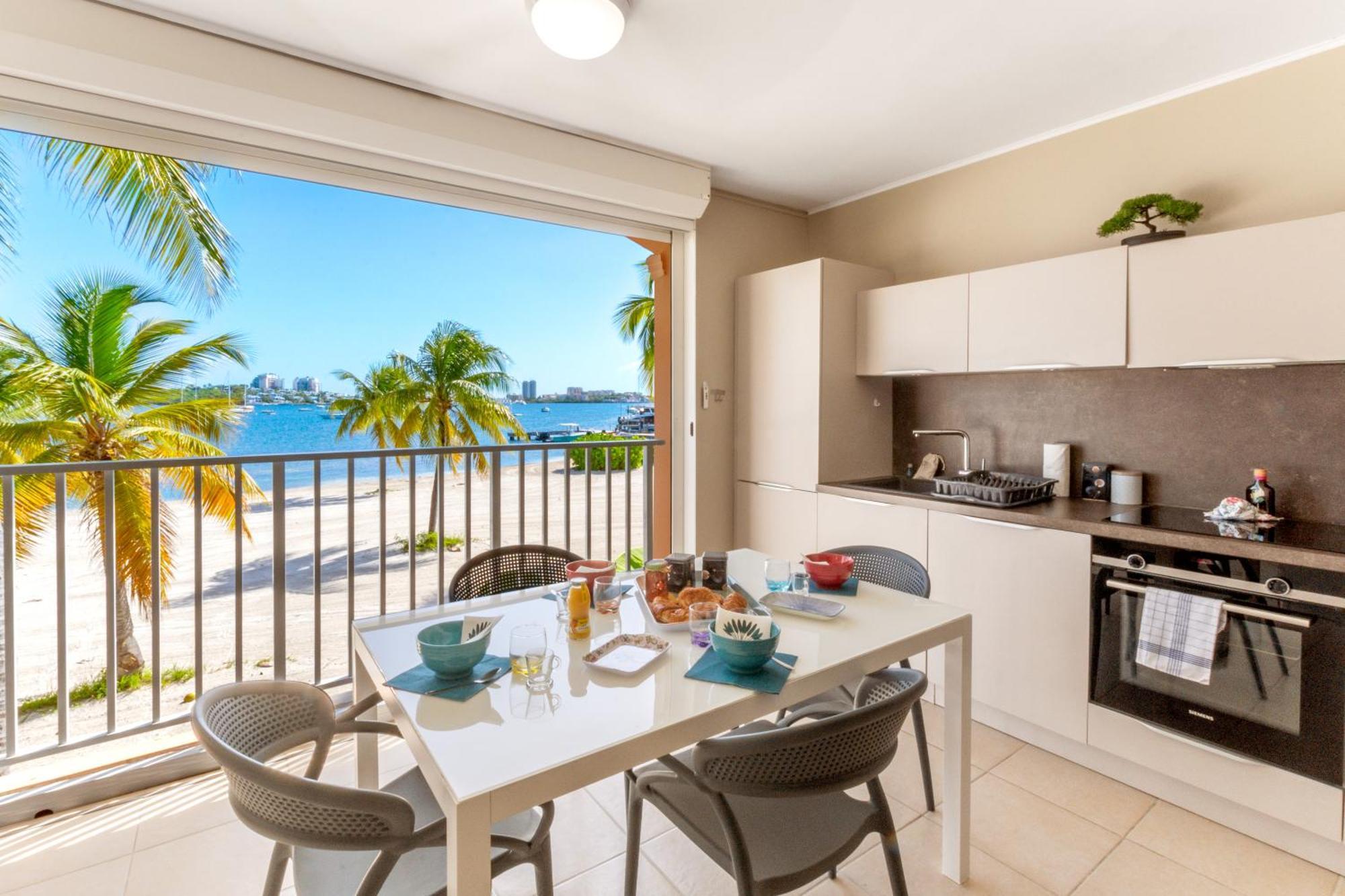 Vue Imprenable Sur Le Lagon, Appartement 1Ch 4P Baie Nettle Εξωτερικό φωτογραφία